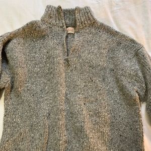 Authentic Blarney Woolen Mills quarter zip sweater